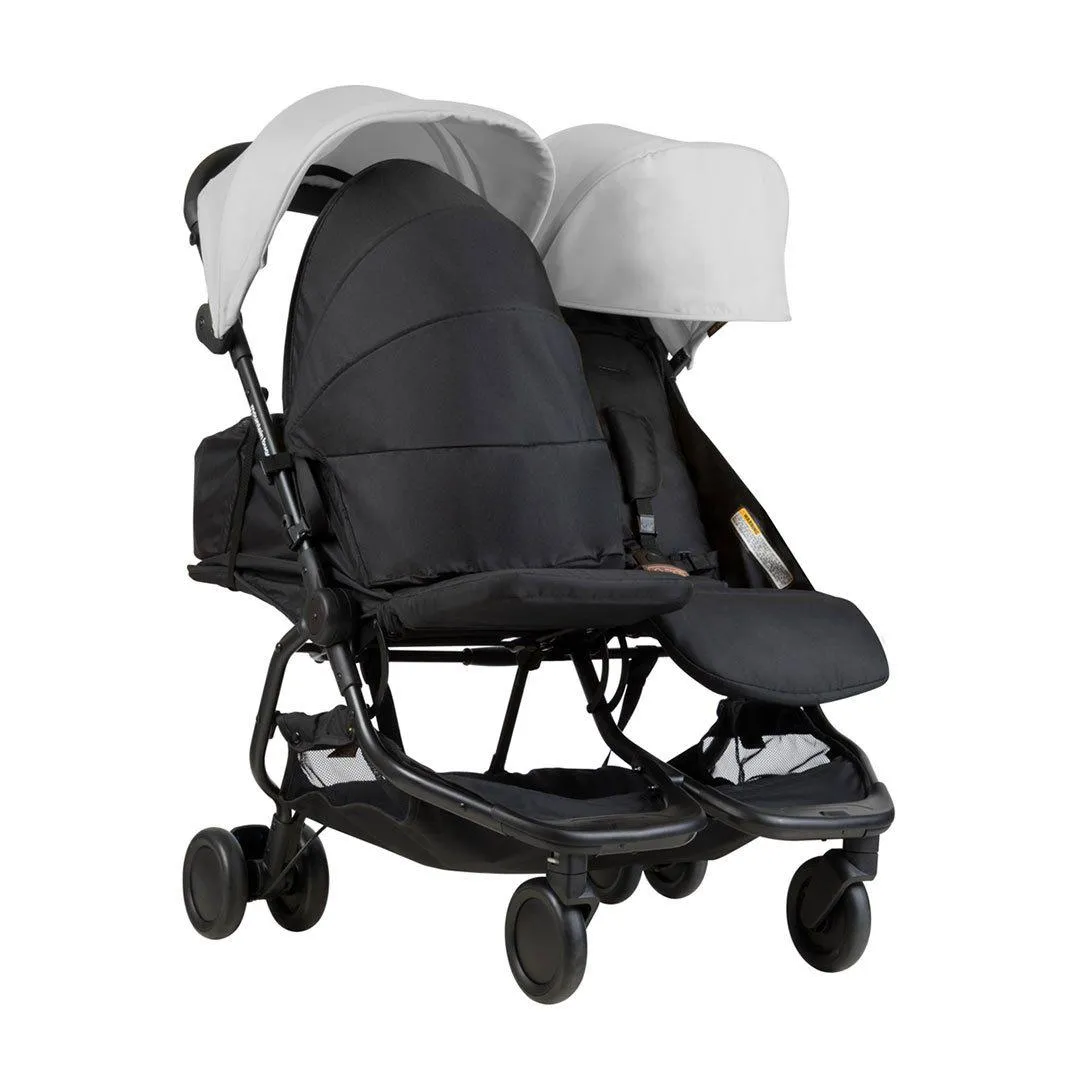 Mountain Buggy Nano Duo Pushchair - Silver