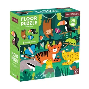 Mud Puppy 25 Piece Floor Puzzle Rainforest
