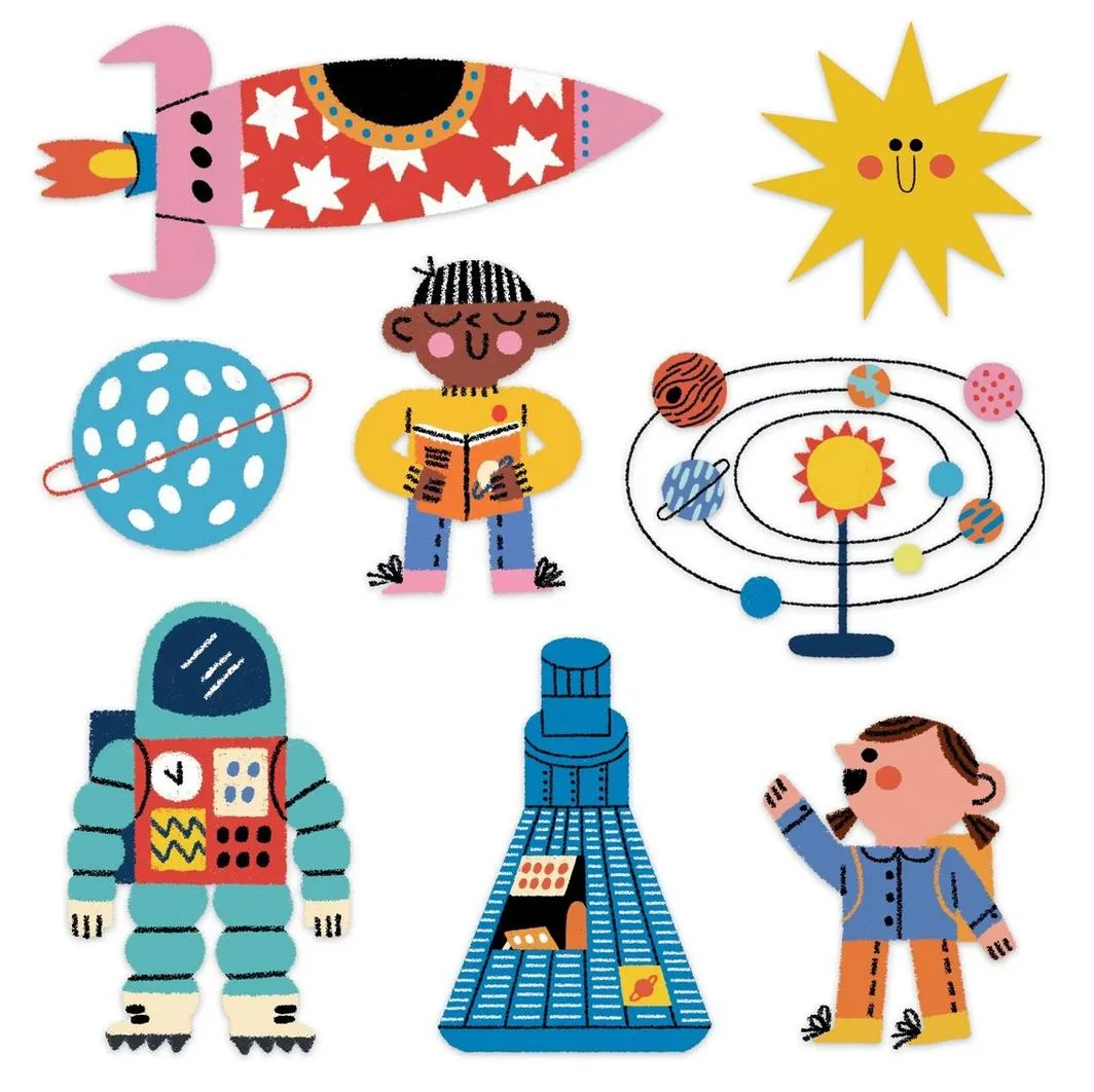 Mud Puppy 64 Piece SeaRCh & Find Puzzle At The Museum Air And Space