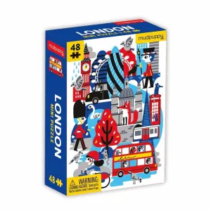 Mud Puppy London City 48 Piece Mini Puzzle