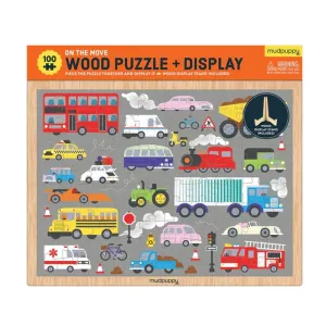 Mud Puppy On The Move 100 Piece Wooden Puzzle   Display