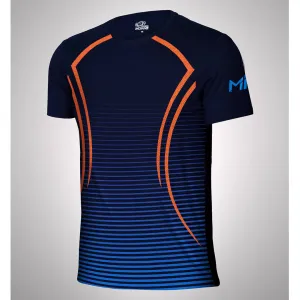 Mumbai Indians Dry Fit Ombre Print T-Shirt