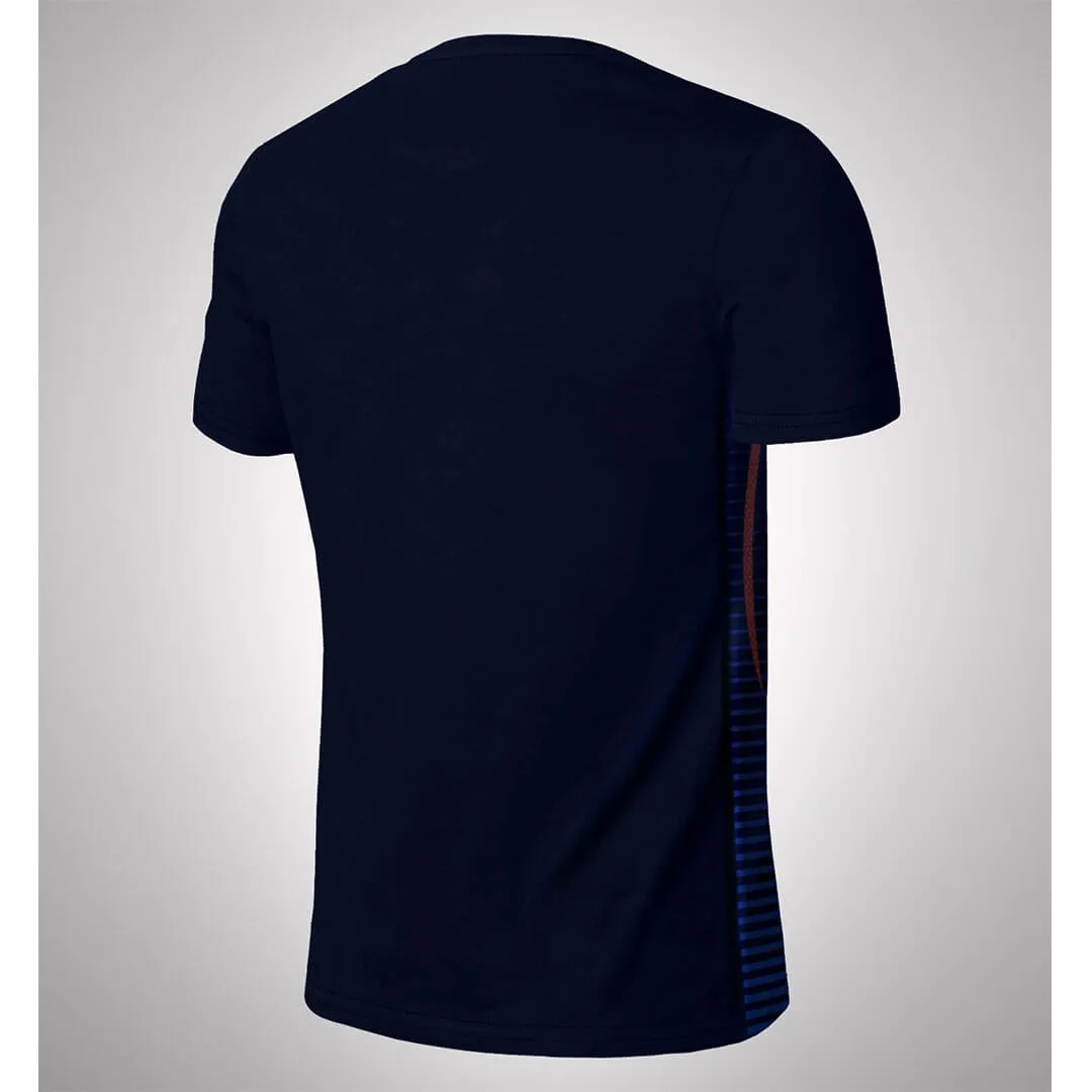 Mumbai Indians Dry Fit Ombre Print T-Shirt