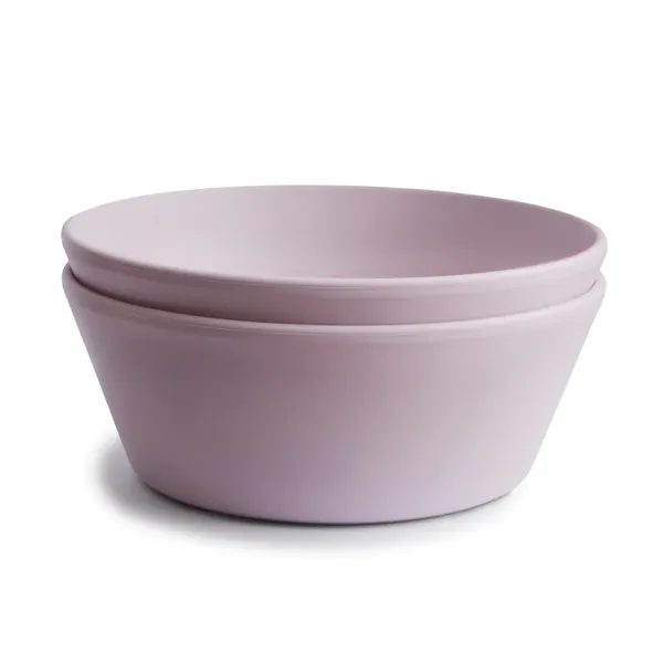 Mushie Dinnerware | Soft Lilac | Bowl 2 Pack