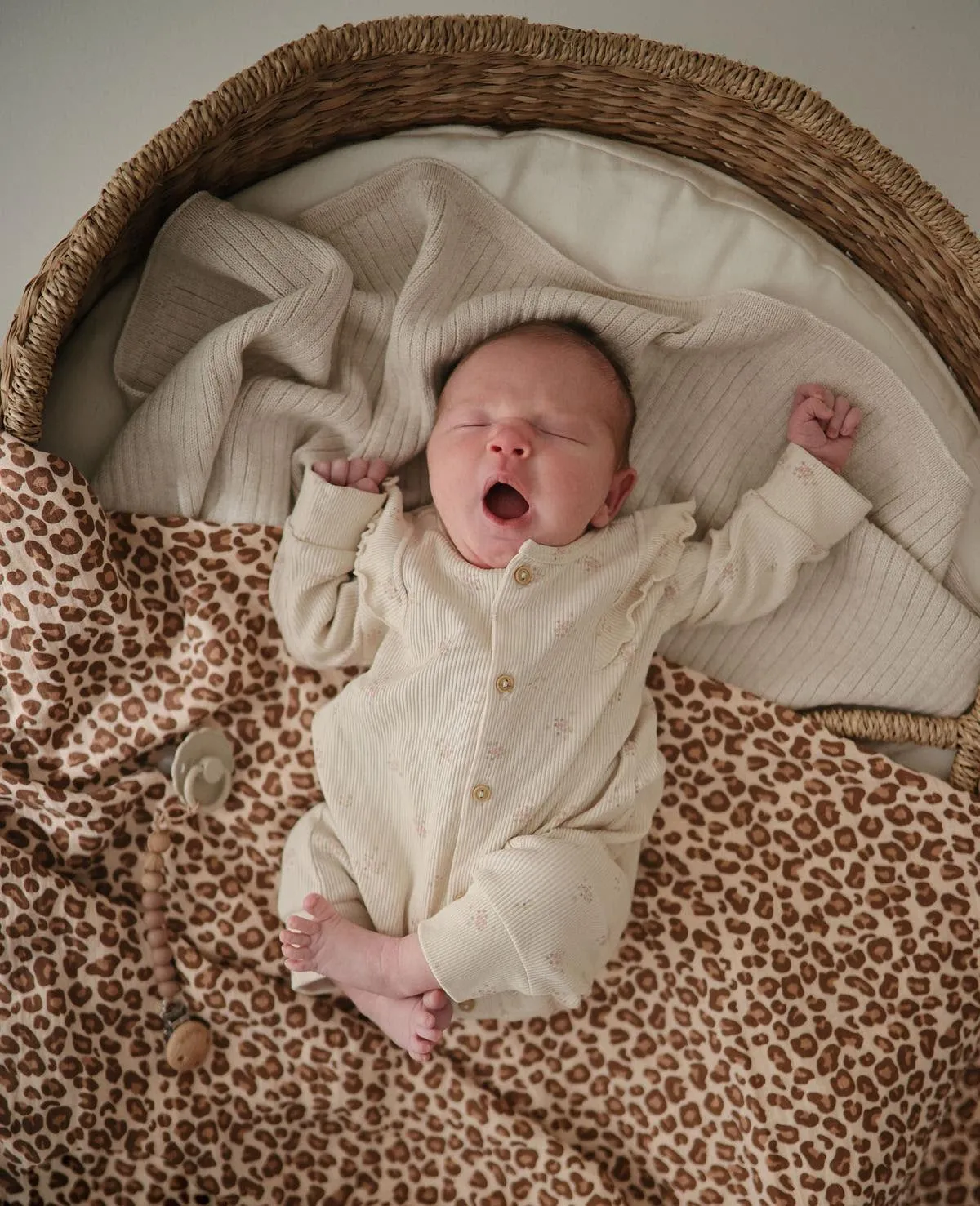 Mushie Swaddle | Leopard