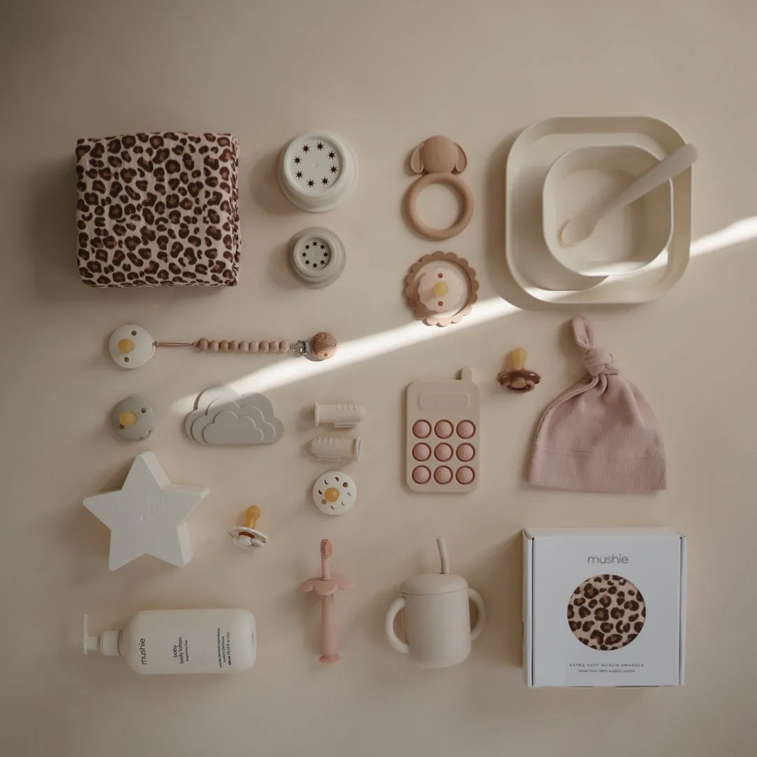 Mushie Swaddle | Leopard