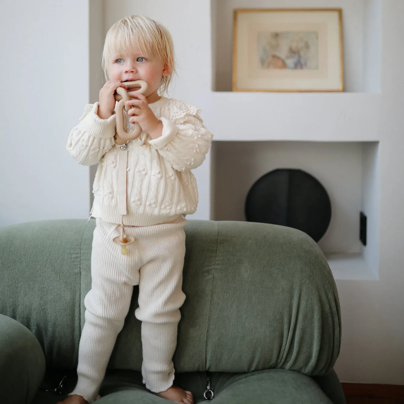 Mushie Teether Links | Natural