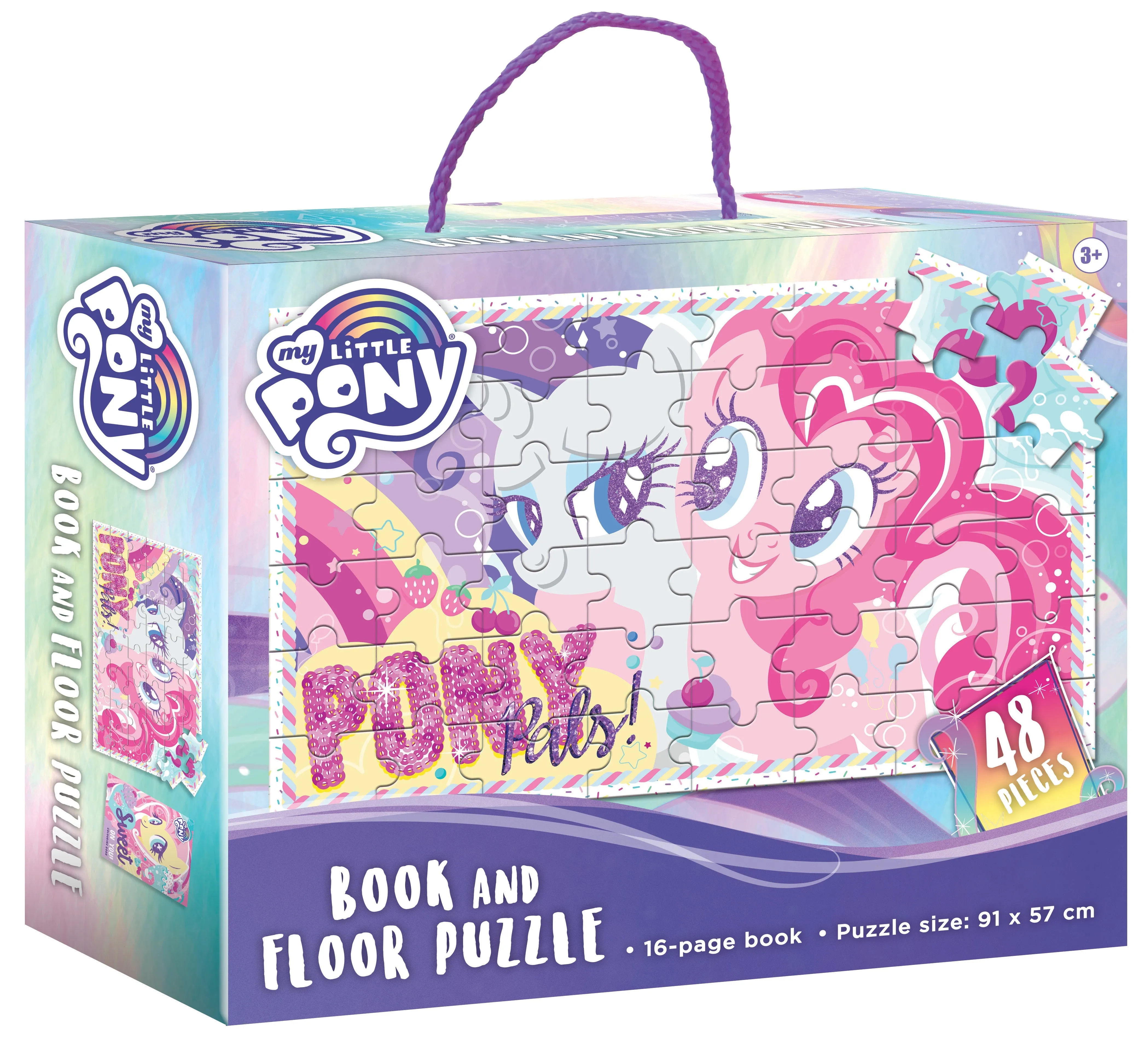 My Little Pony Book And Floor Puzzle