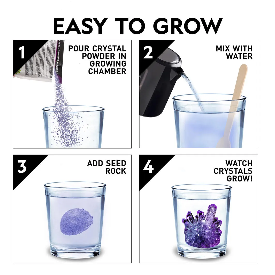 National Geographic Crystal Growing Lab With Lightup Display Base