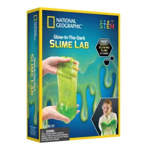 National Geographic Glow In The Dark Slime Lab Green