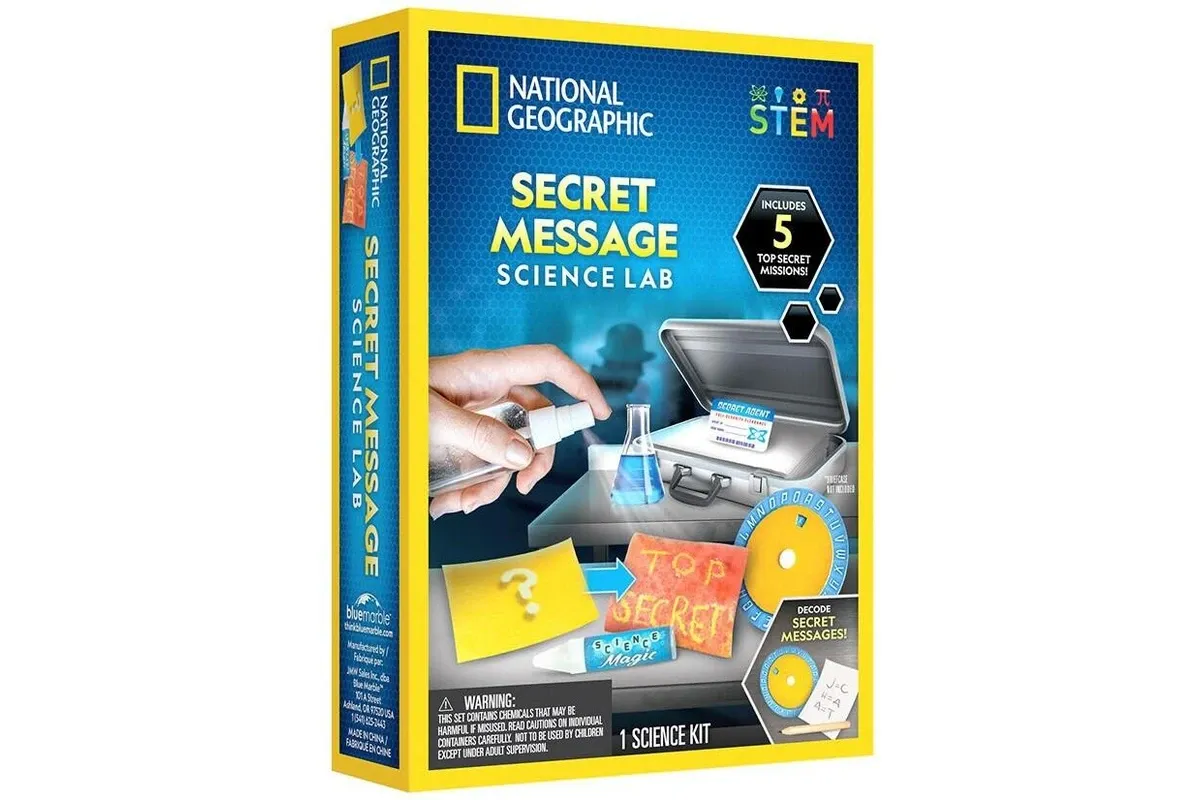 National Geographic Secret Message Lab