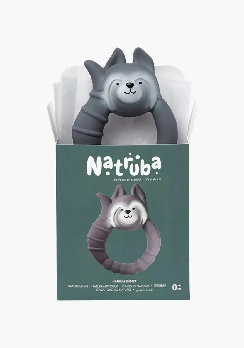 Natruba: Natural Rubber Teether - Racoon
