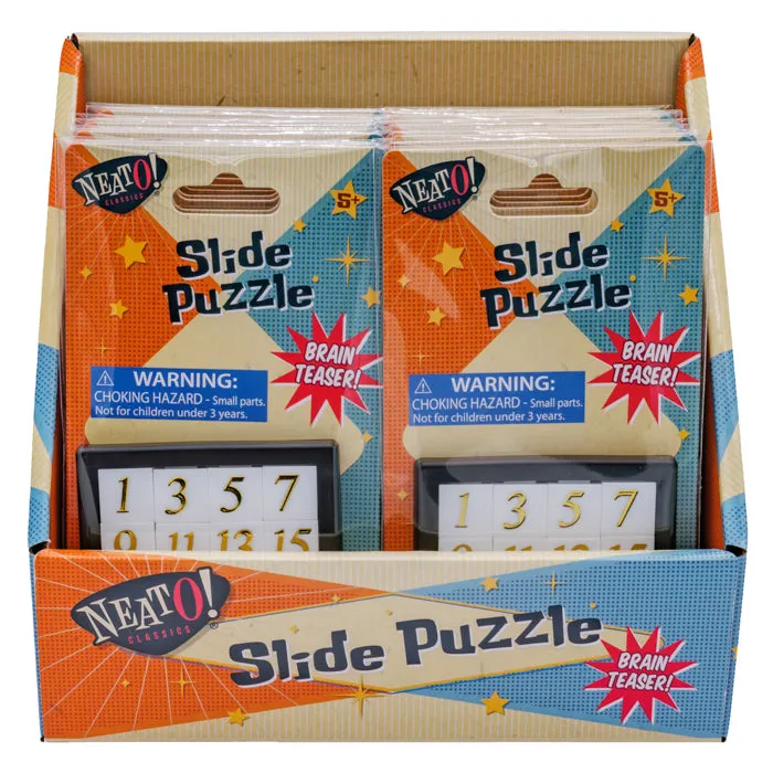 Neato! Number Slide Puzzle Brain Teaser