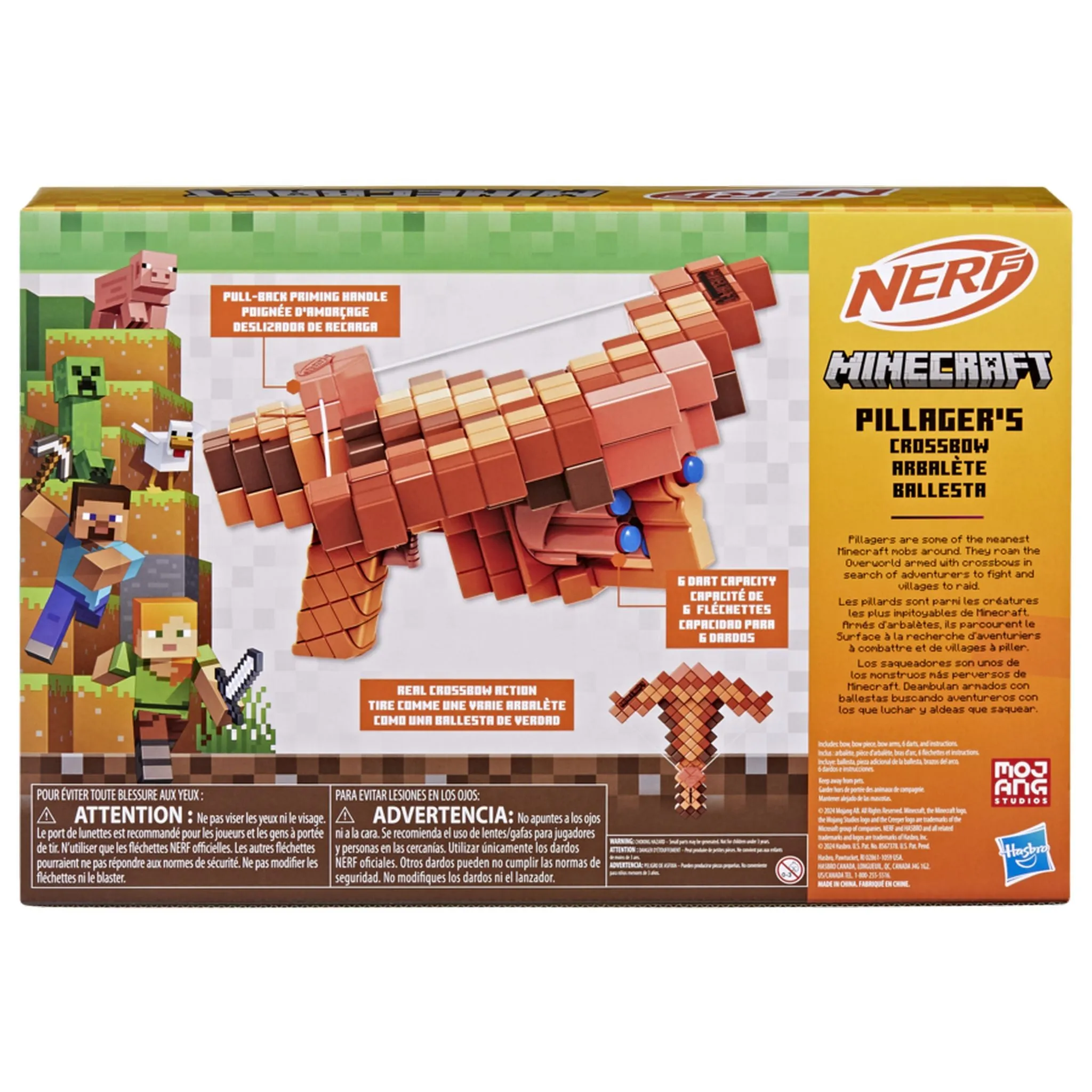 NERF Minecraft Pillagers Crossbow