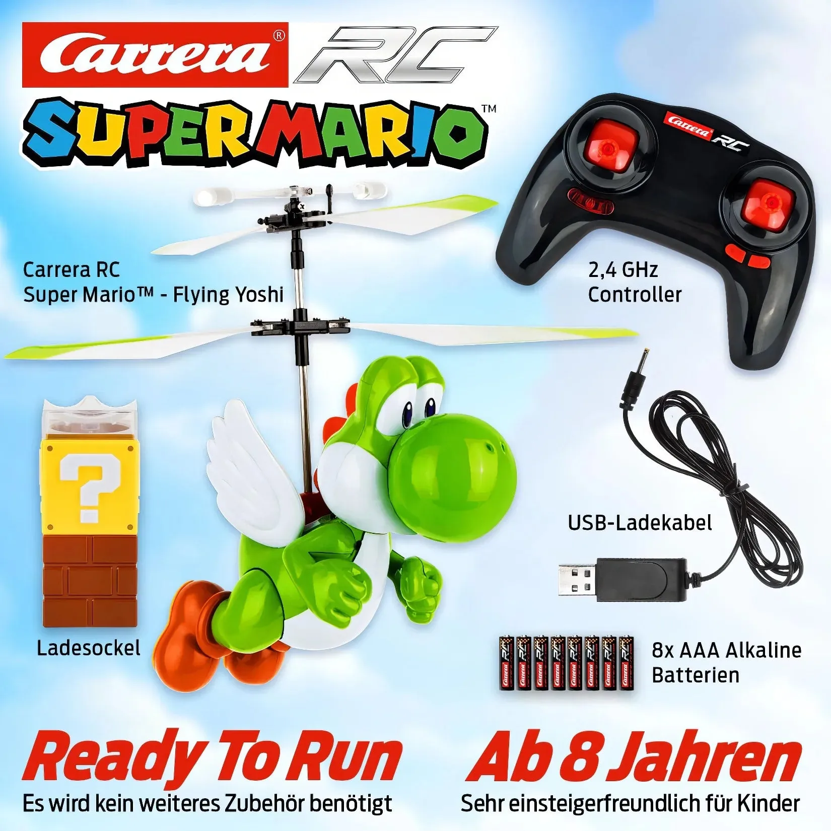 Nintendo Super Mario RC Remote Controlled Flying Yoshi
