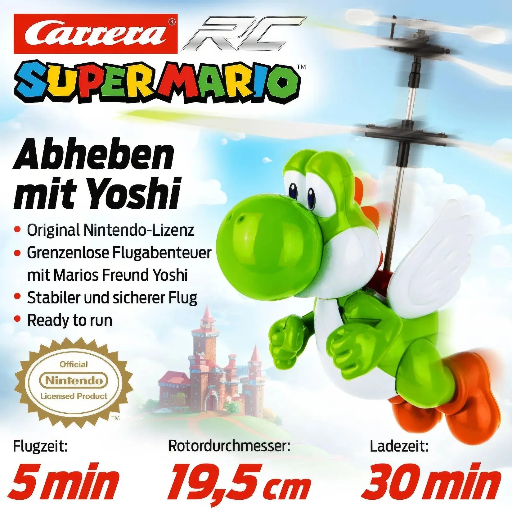 Nintendo Super Mario RC Remote Controlled Flying Yoshi