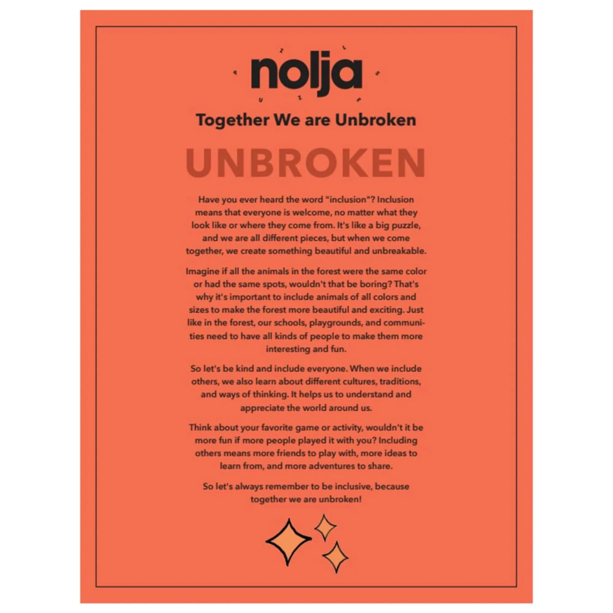Nolja Unbroken 64pc Jigsaw Puzzle