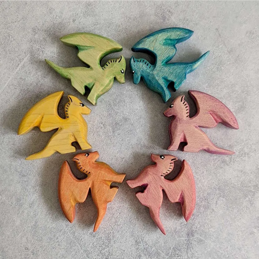 NOM Handcrafted | Small Dragon Rainbow