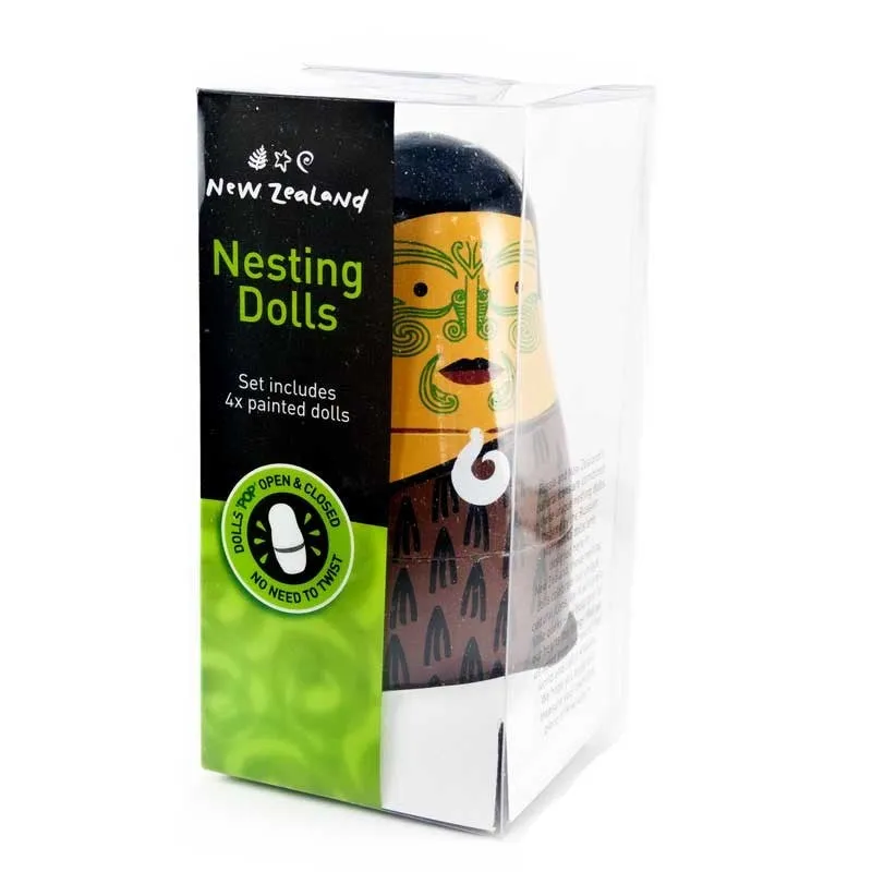 NZ Nesting Dolls Maori Whanau