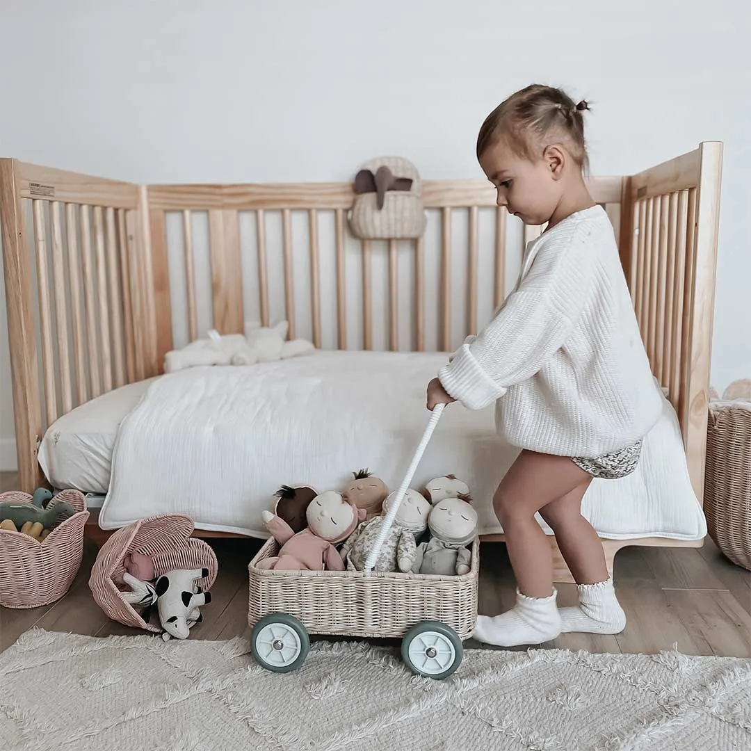 Olli Ella Rattan Wamble Walker - Straw