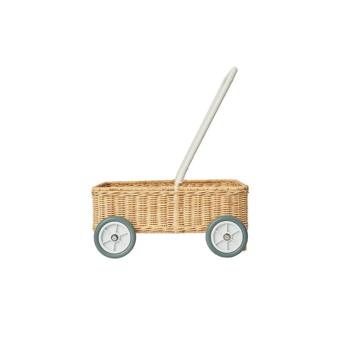 Olli Ella Rattan Wamble Walker - Straw