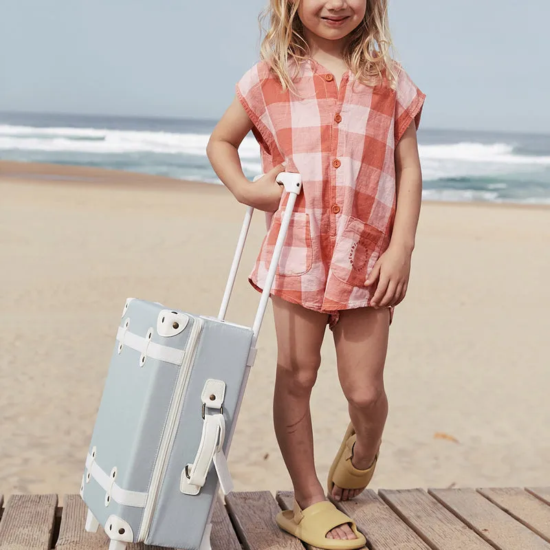 Olli Ella See-Ya Suitcase | Steel Blue