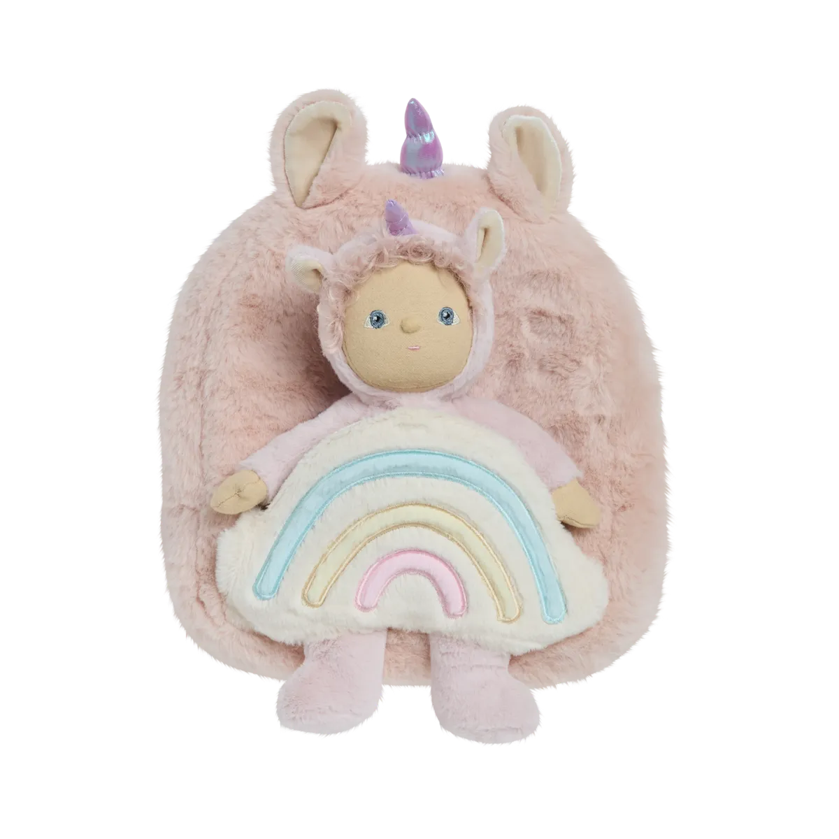 Olli Ella Unicorn Backpack with Dinky Dinkum Doll