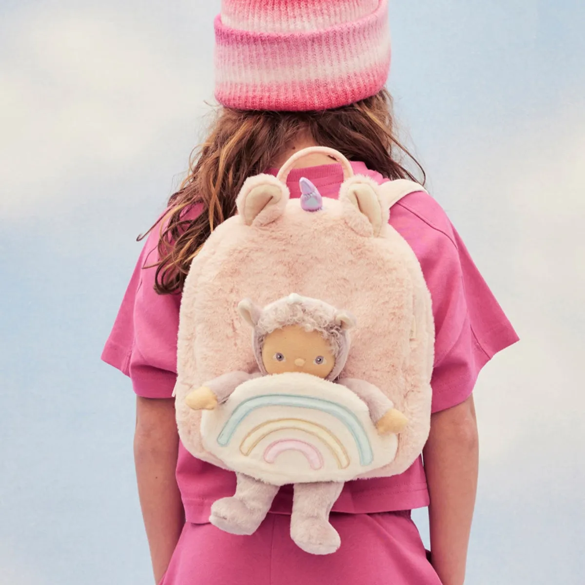 Olli Ella Unicorn Backpack with Dinky Dinkum Doll