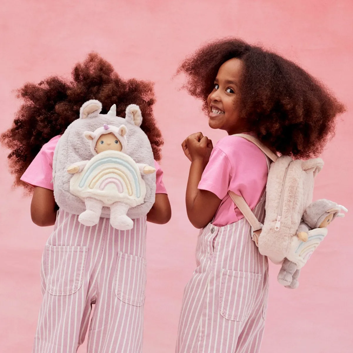 Olli Ella Unicorn Backpack with Dinky Dinkum Doll