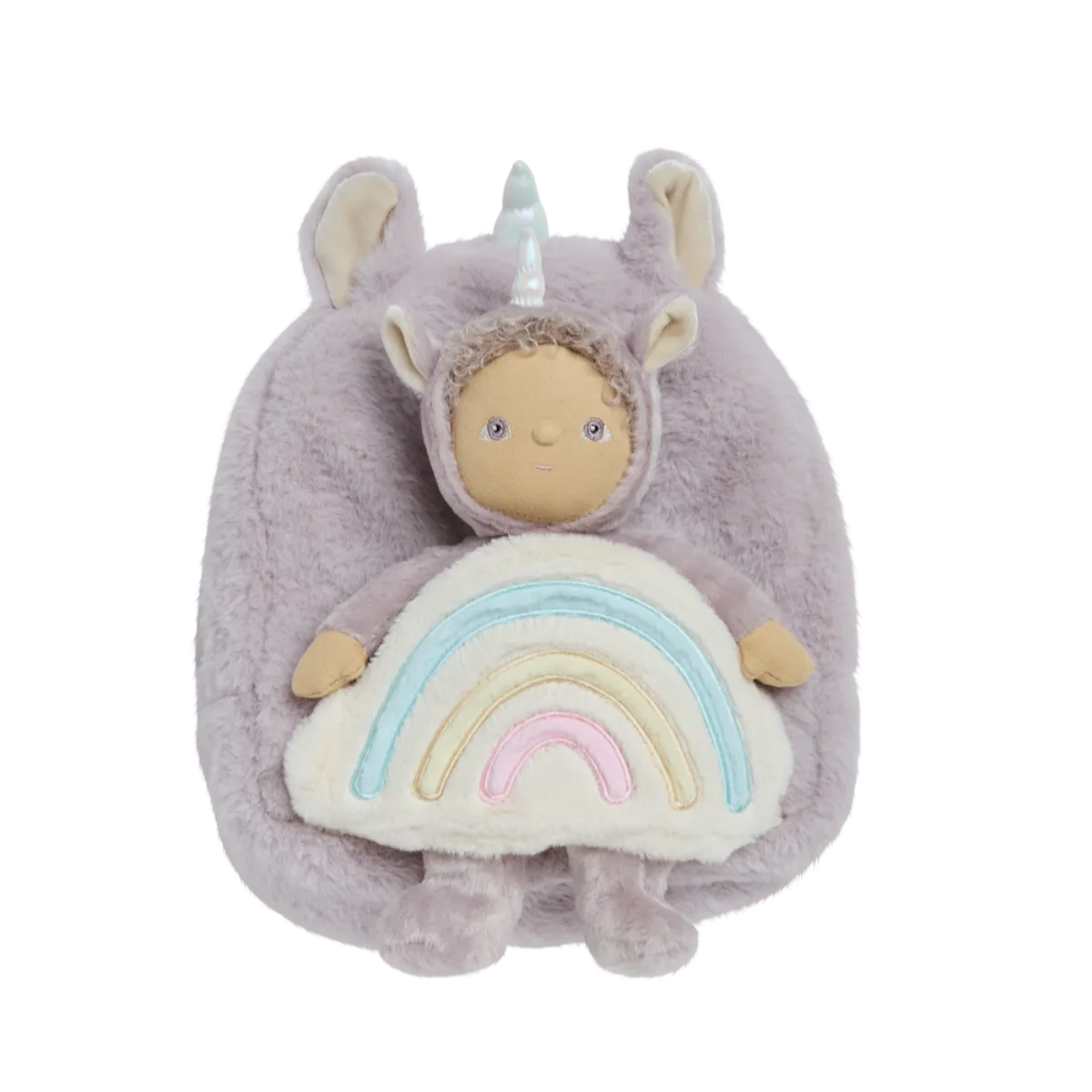 Olli Ella Unicorn Backpack with Dinky Dinkum Doll