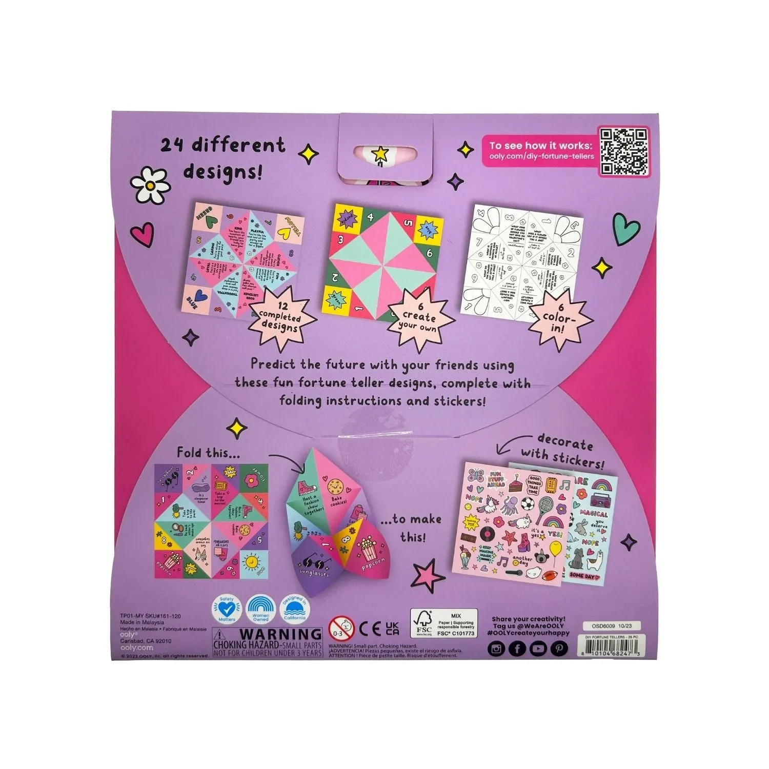 Ooly DIY Fortune Tellers Activity Kit