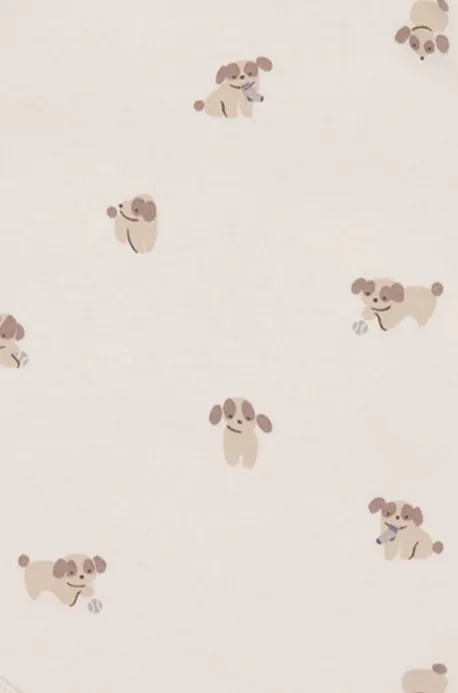 Organic Cotton Bib | Sasha Puppy Tofu