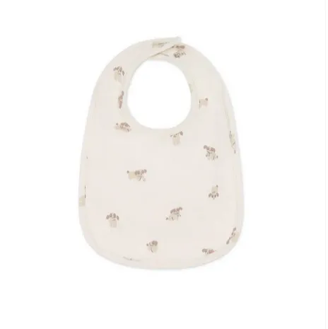 Organic Cotton Bib | Sasha Puppy Tofu