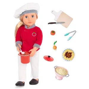 Our Generation 18" Professional Chef Doll Chiara
