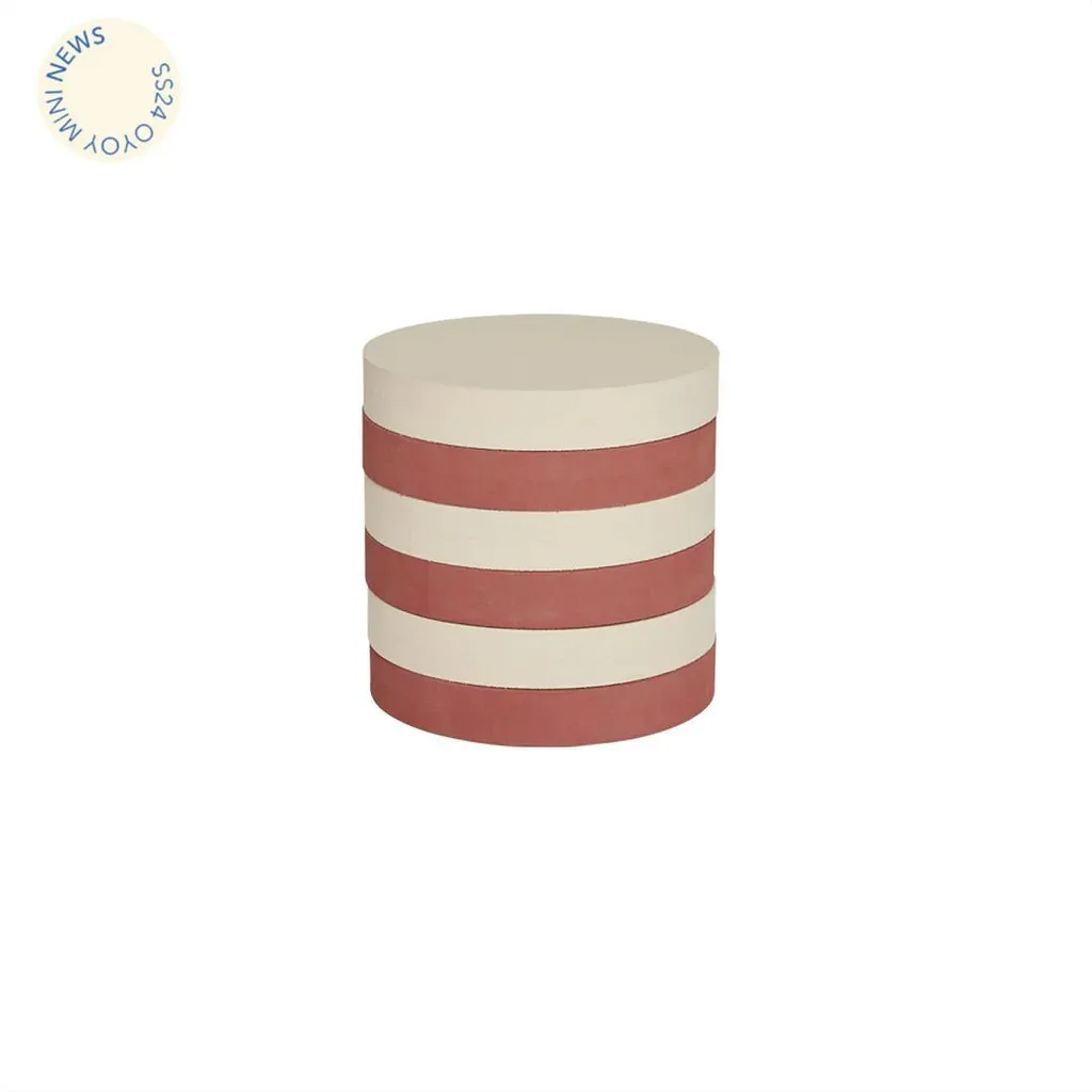 OYOY: Iro Stacking Stool - Vanilla / Nut