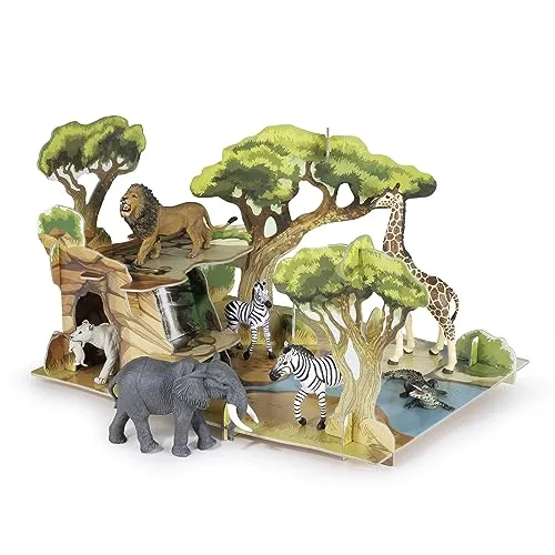 Papo 60113 Savannah Wild Animal Kingdom Figurine - Multicolor, High-Quality PVC Play Environment for Kids 3 