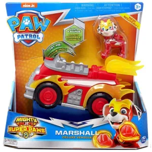 PAW Patrol Mighty Pups Themed Vehicle Marshall Deluxe Vehicle