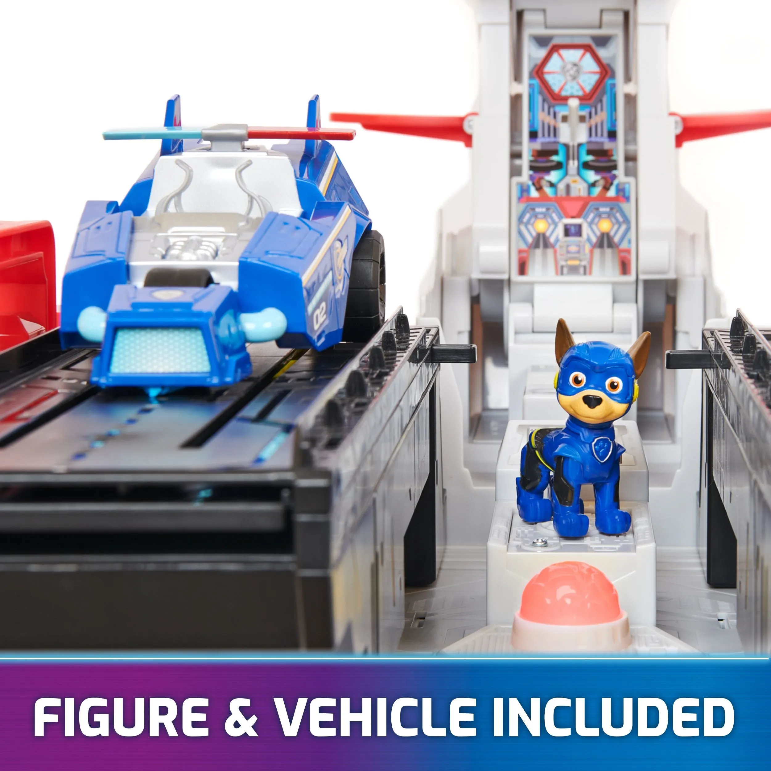 PAW Patrol The Mighty Movie Aircraft Carrier HQ