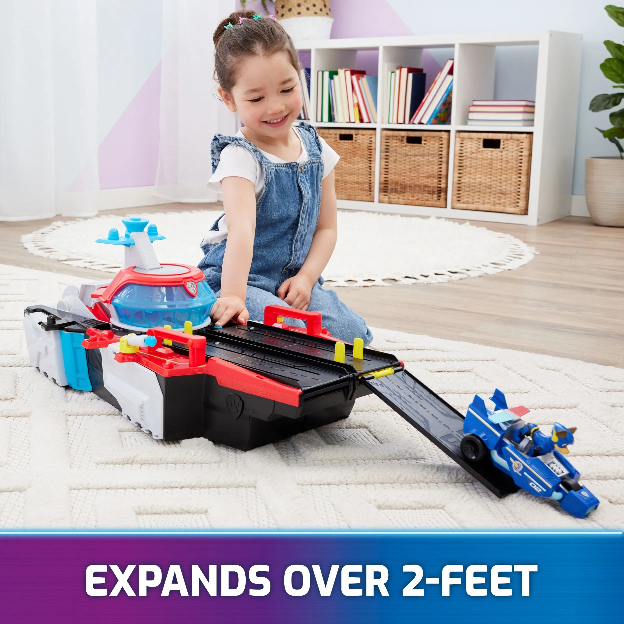 PAW Patrol The Mighty Movie Aircraft Carrier HQ