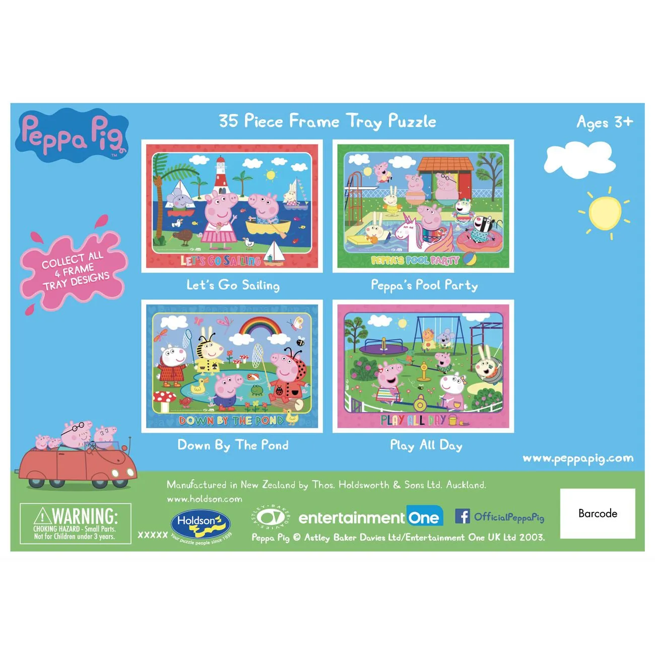 Peppa Pig 35 Piece Frame Tray Puzzle Assorted Styles
