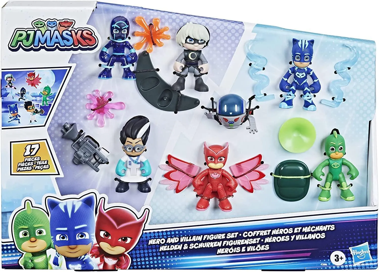 PJ MASKS Hero and Villain Figure Set