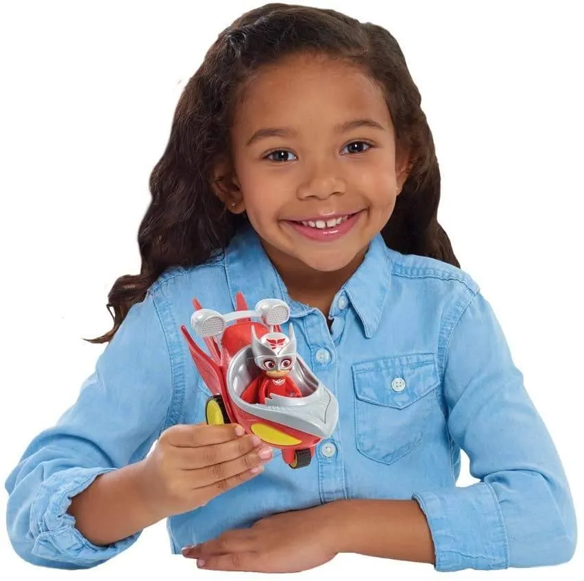 PJ Masks Speed Booster Vehicle & Figure - Owl Glider