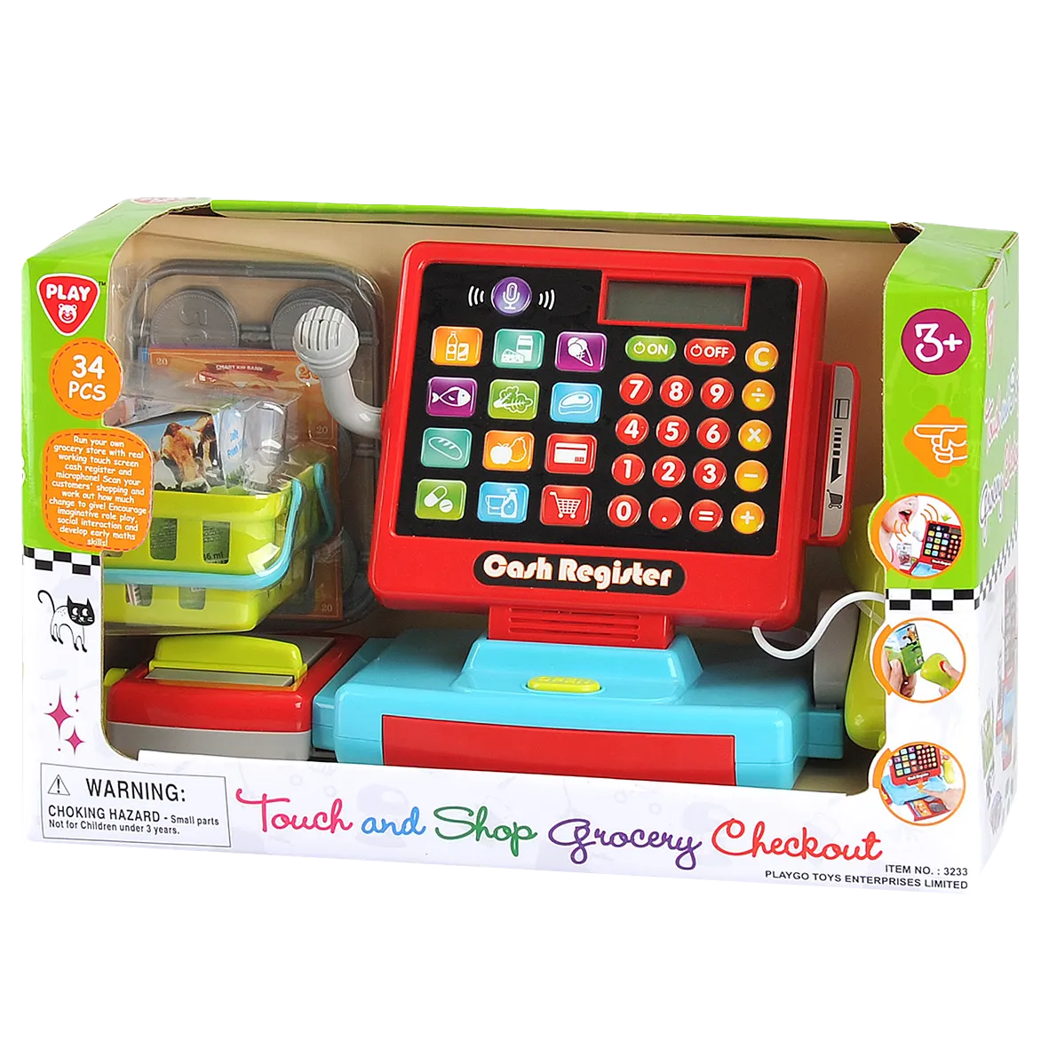 Playgo Toys Ent. Ltd. Touch And Shop Grocery Checkout