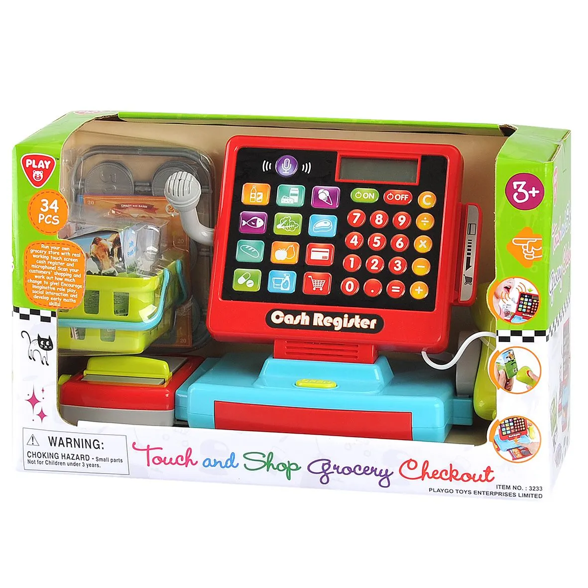 Playgo Toys Ent. Ltd. Touch And Shop Grocery Checkout