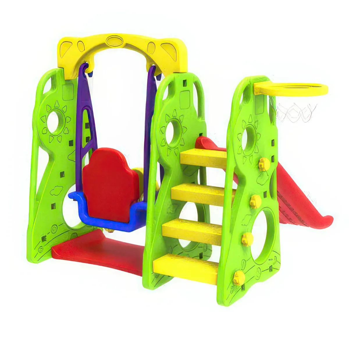 Playground with Swing and Slide