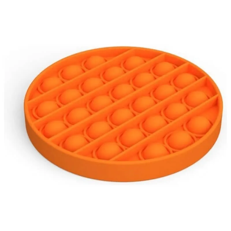 POPIT FIDGET TOY CIRCLE ASSORTED COLOURS