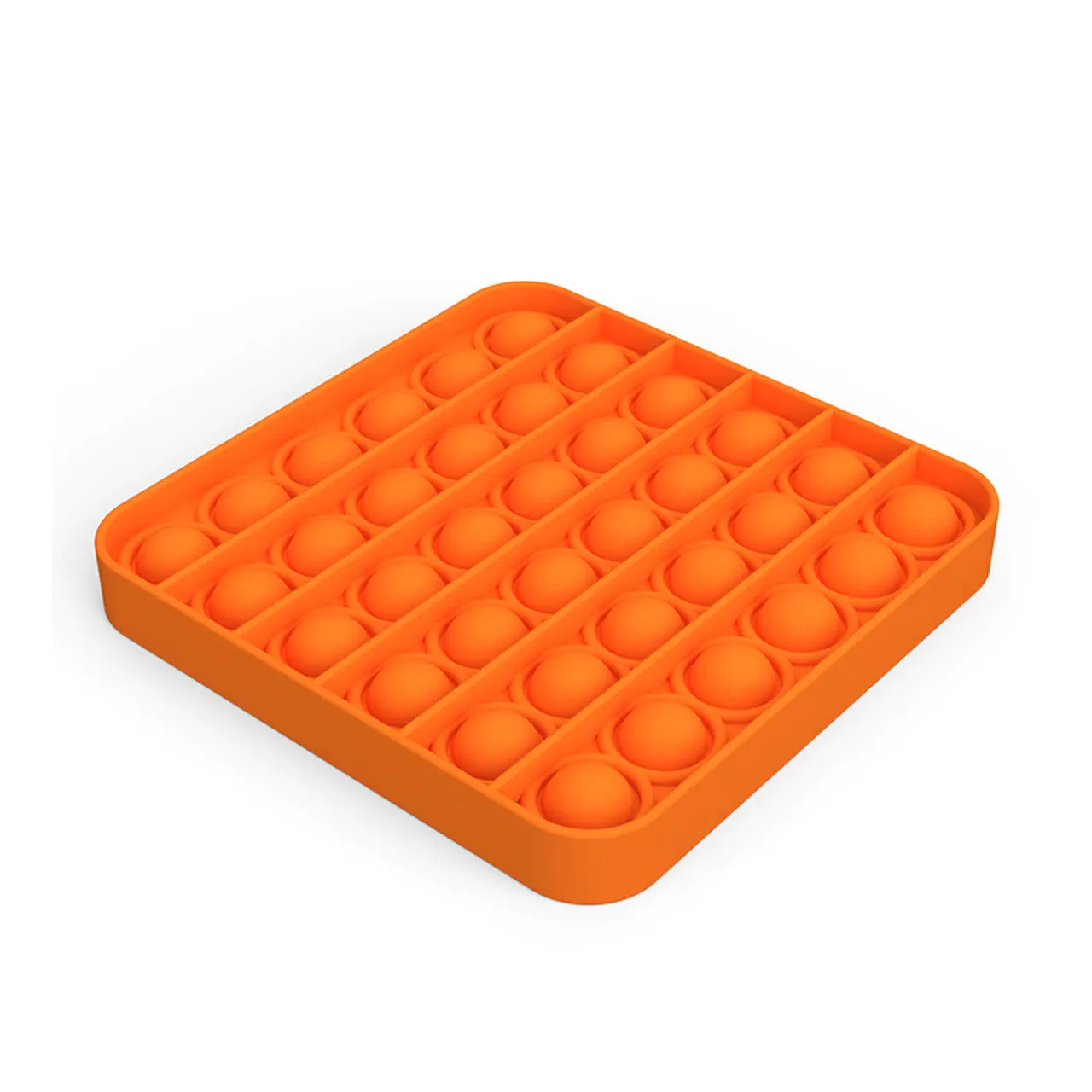 POPIT FIDGET TOY SQUARE ASSORTED COLOURS