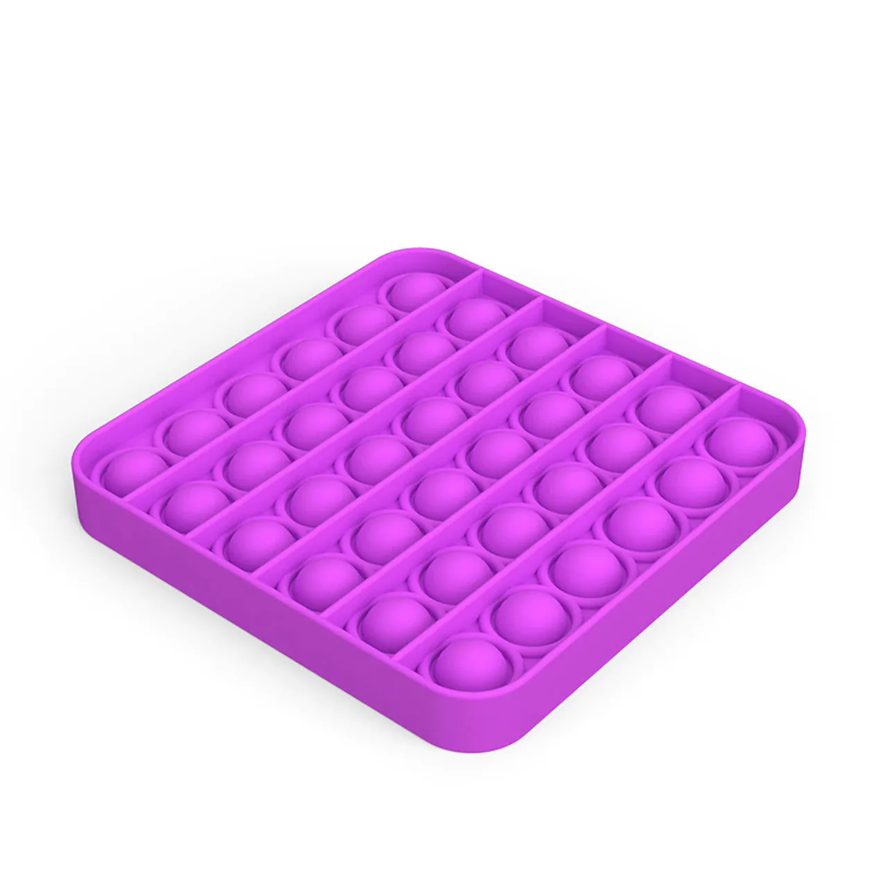 POPIT FIDGET TOY SQUARE ASSORTED COLOURS
