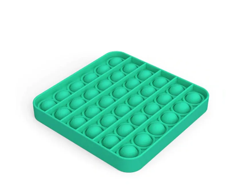 POPIT FIDGET TOY SQUARE ASSORTED COLOURS
