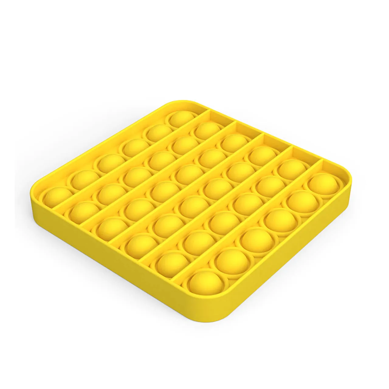 POPIT FIDGET TOY SQUARE ASSORTED COLOURS